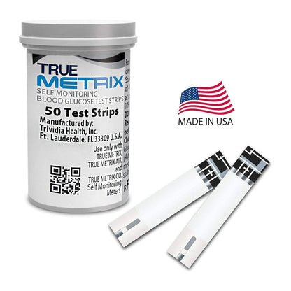 True Metrix Blood Glucose Test Strips - 50 Ct