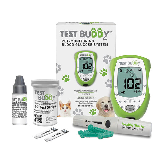 Test Buddy Pet Blood Glucose Meter Kit For Dogs And Cats - 1 Ea
