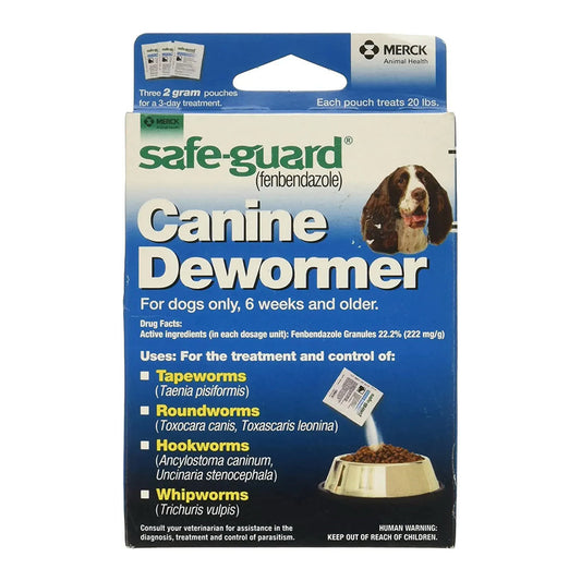 Safe-Guard Canine Dewormer - 2Gm Pouch