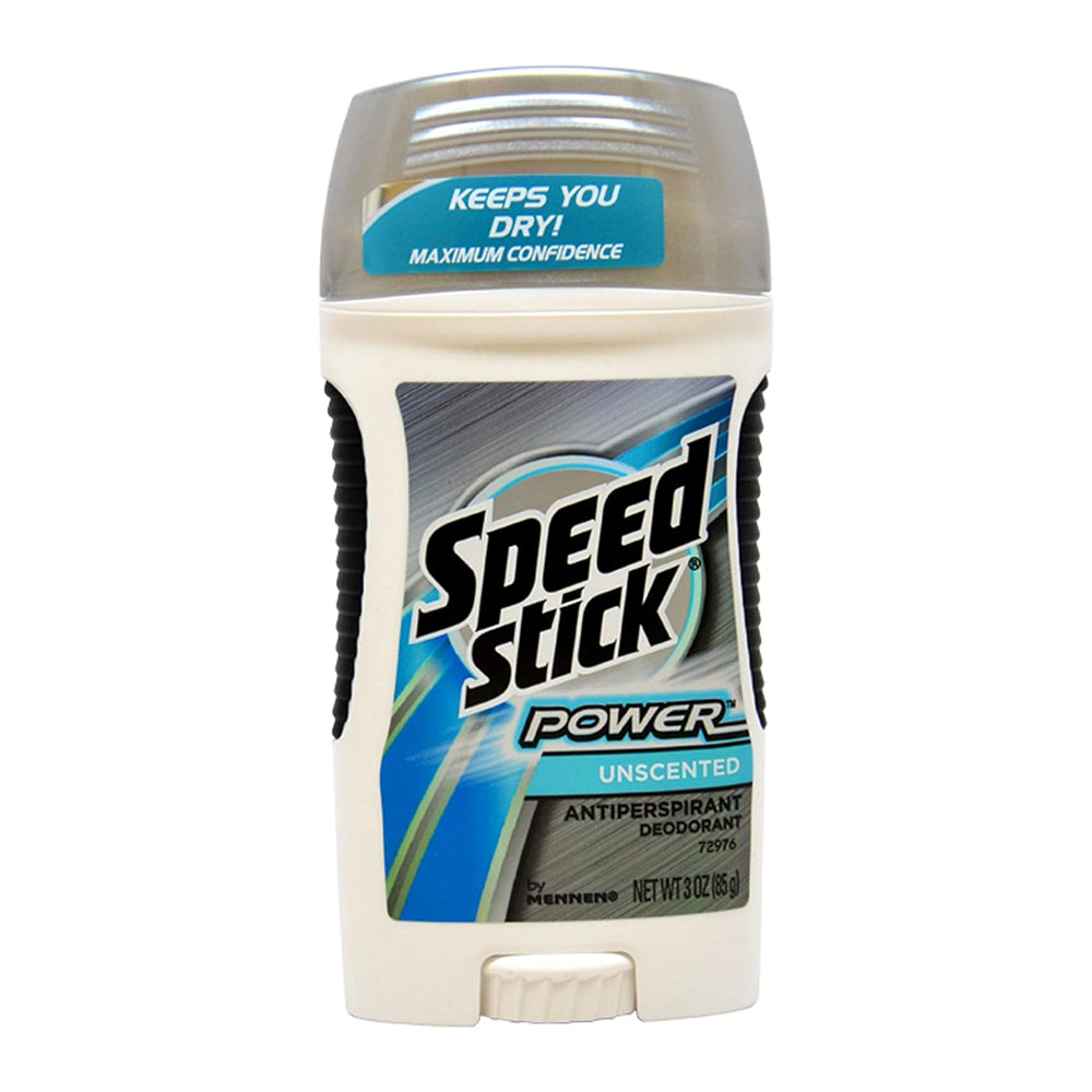 Speed Stick Power Anti-Perspirant Deodorant, Unscented 3 Oz