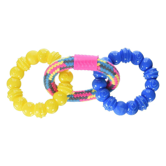 Zeus Mojo Brights Rope & Ring Tug, Dog Toys For Small Dogs And Puppies - 1 Ea