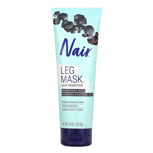 Nair Hair Remover Beauty Treatment Charcoal Clay Leg Mask 8.0Oz