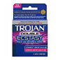 Trojan Double Ecstasy Condoms 3 Ea