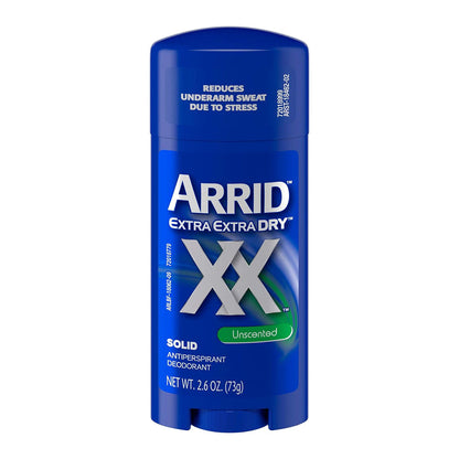 Arrid Xx Anti-Perspirant Deodorant Solid Unscented 2.6 Oz