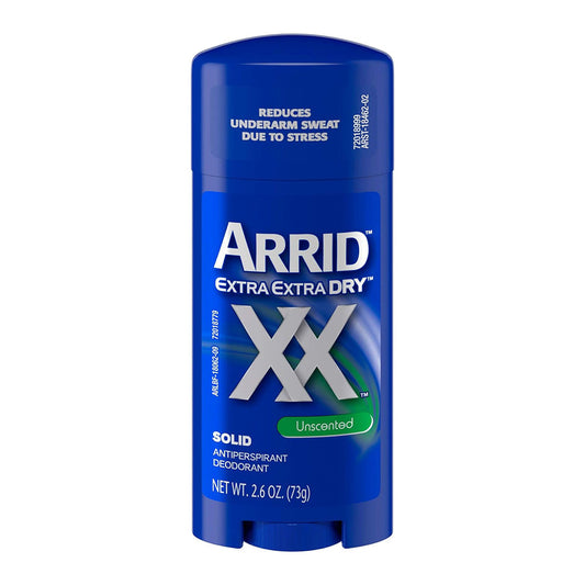 Arrid Xx Anti-Perspirant Deodorant Solid Unscented 2.6 Oz
