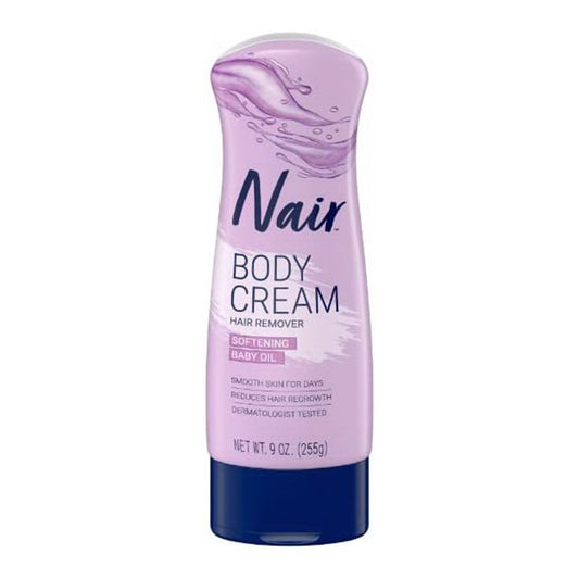 Nair Hair Remover Lotion, Softening Baby Oil, 9 Oz