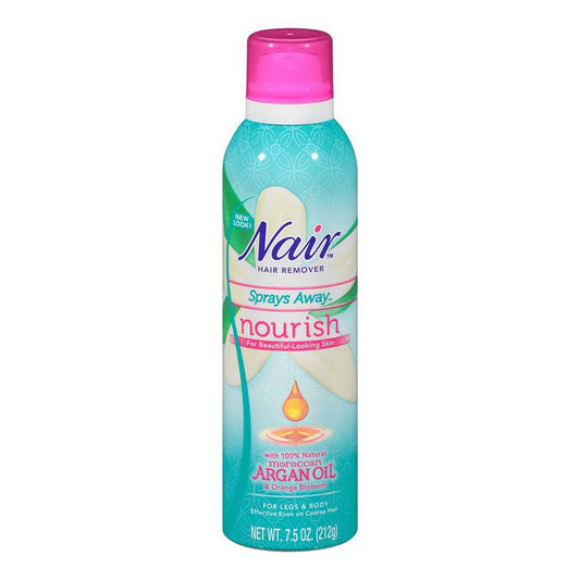 Nair Moroccan Argan Oil Sprays Away, 7.5 Oz