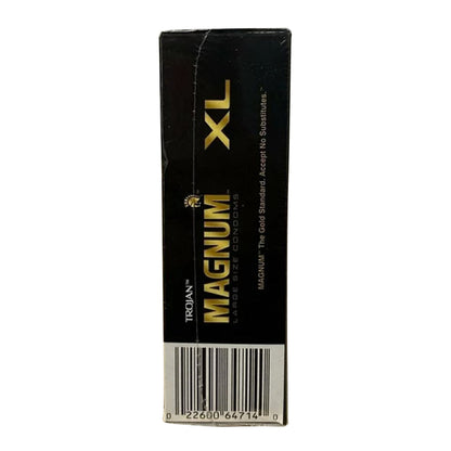 Trojan Magnum Xl Lubricated Premium Latex Condoms 12 Each