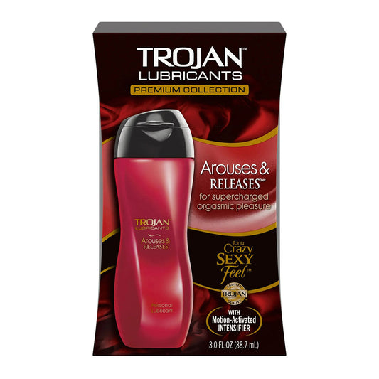 Trojan Arouses & Releases Personal Lubricant, 3 Oz.