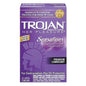 Trojan Her Pleasure Sensations Lubricated Latex Condoms 12 Each