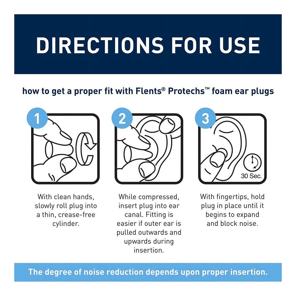 Flents Ear Plugs - 10 Pairs - Nrr 29