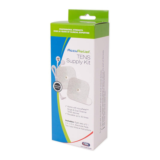 Accurelief Universal Tens Unit Supply Kit - Tens Unit Pads And Lead Wires