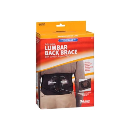 Mueller Sport Care Adjustable Lumbar Back Brace One Size [6721] 1 Each