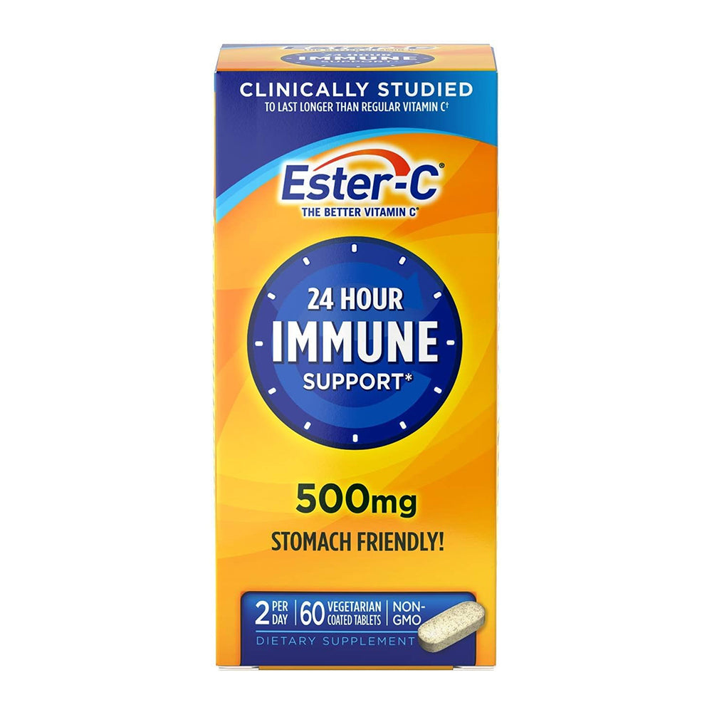 Ester-C Vitamin C 500Mg Tablets - 60 Count