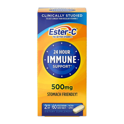 Ester-C Vitamin C 500Mg Tablets - 60 Count