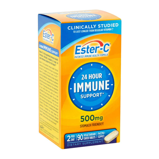 Ester C 500 Mg, Vitamin C Supplement Coated Tablets - 90/Box