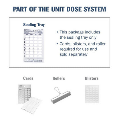 Ezy Dose Unit Dose Tray - Monthly/Weekly Compatibility - 1 Ea