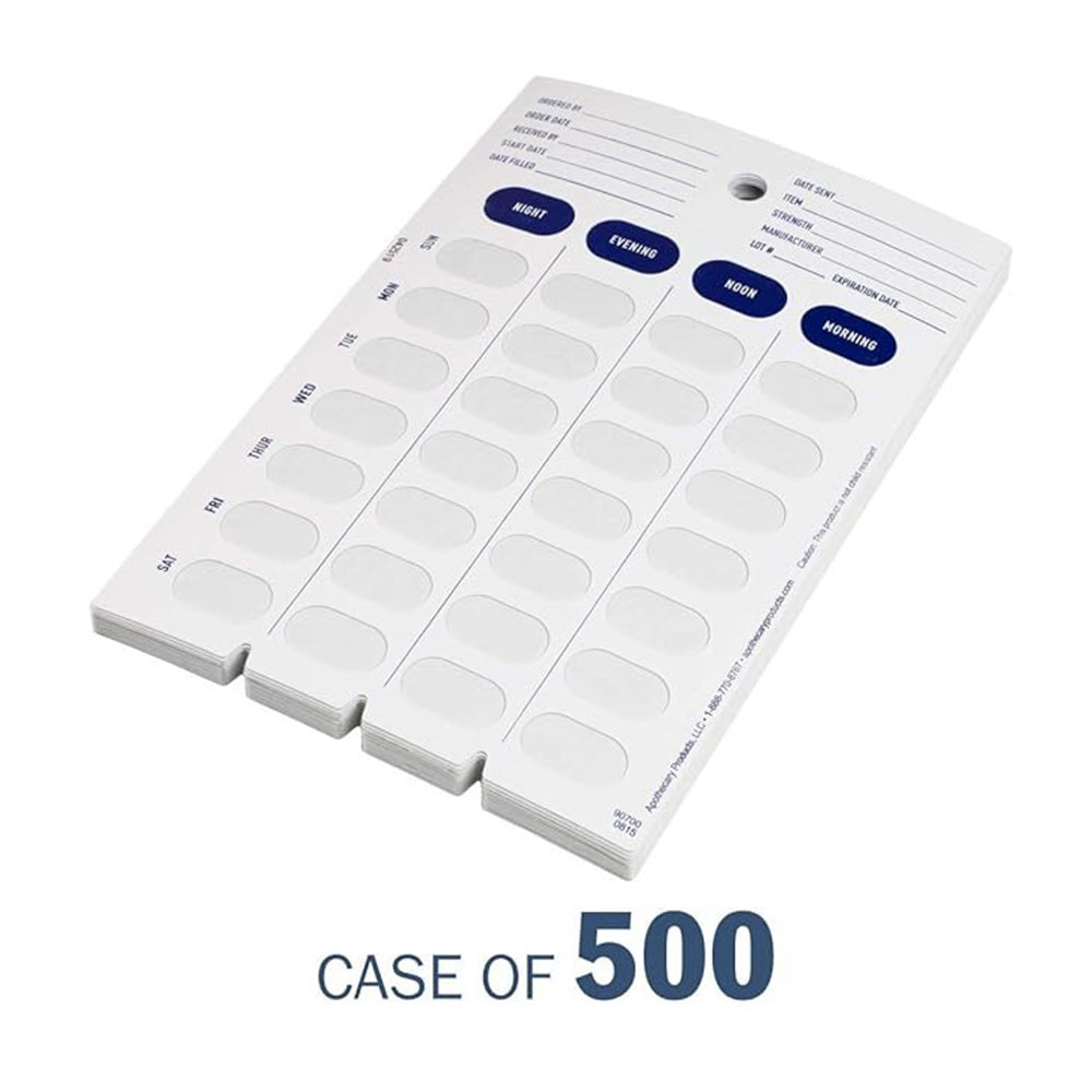 Ezy Dose Weekly Blister Cards - Case Of 500