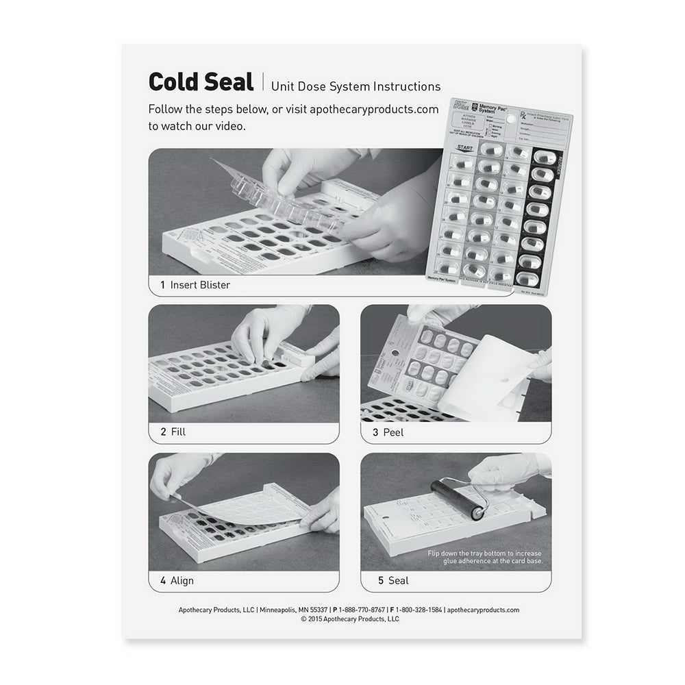 Ezy Dose Blister Cards - Case Of 500