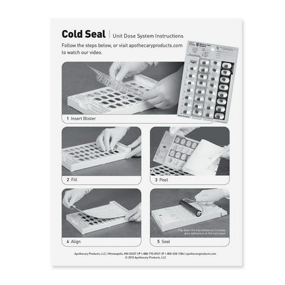 Ezy Dose Blister Cards - Case Of 500