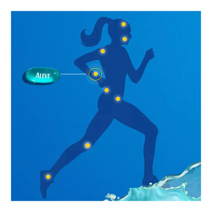 Aleve Naproxen Sodium For Pain Relief Liquid Gel - 20 Count
