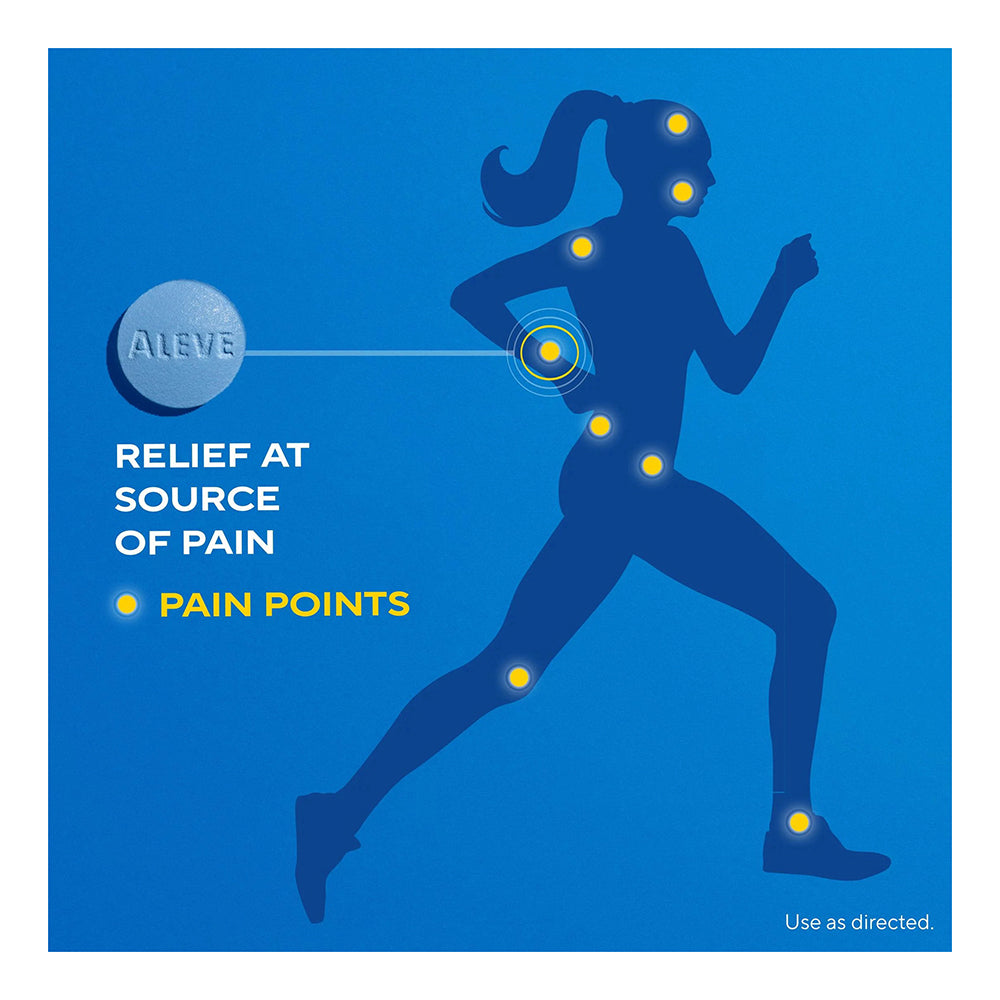 Aleve Easy Open Arthritis Cap Tablets, Naproxen Sodium For Pain Relief - 200 Count