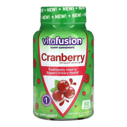 Vitafusion Cranberry Gummies For Women, 500Mg Cranberry Juice Concentrate Per Serving, 60Ct