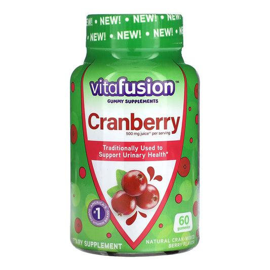 Vitafusion Cranberry Gummies For Women, 500Mg Cranberry Juice Concentrate Per Serving, 60Ct