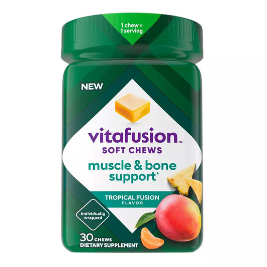 Vitafusion Soft Chews Muscle & Bone Support ,30 Chews,