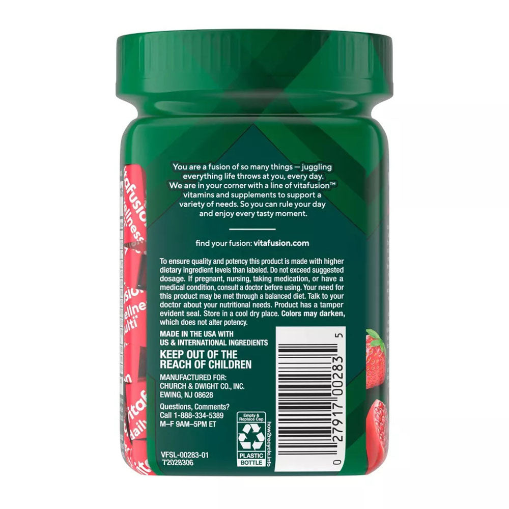Vitafusion Soft Chews, Daily Wellness Multi, Dietary Supplement, Berry Fusion Flavor, 30 Count