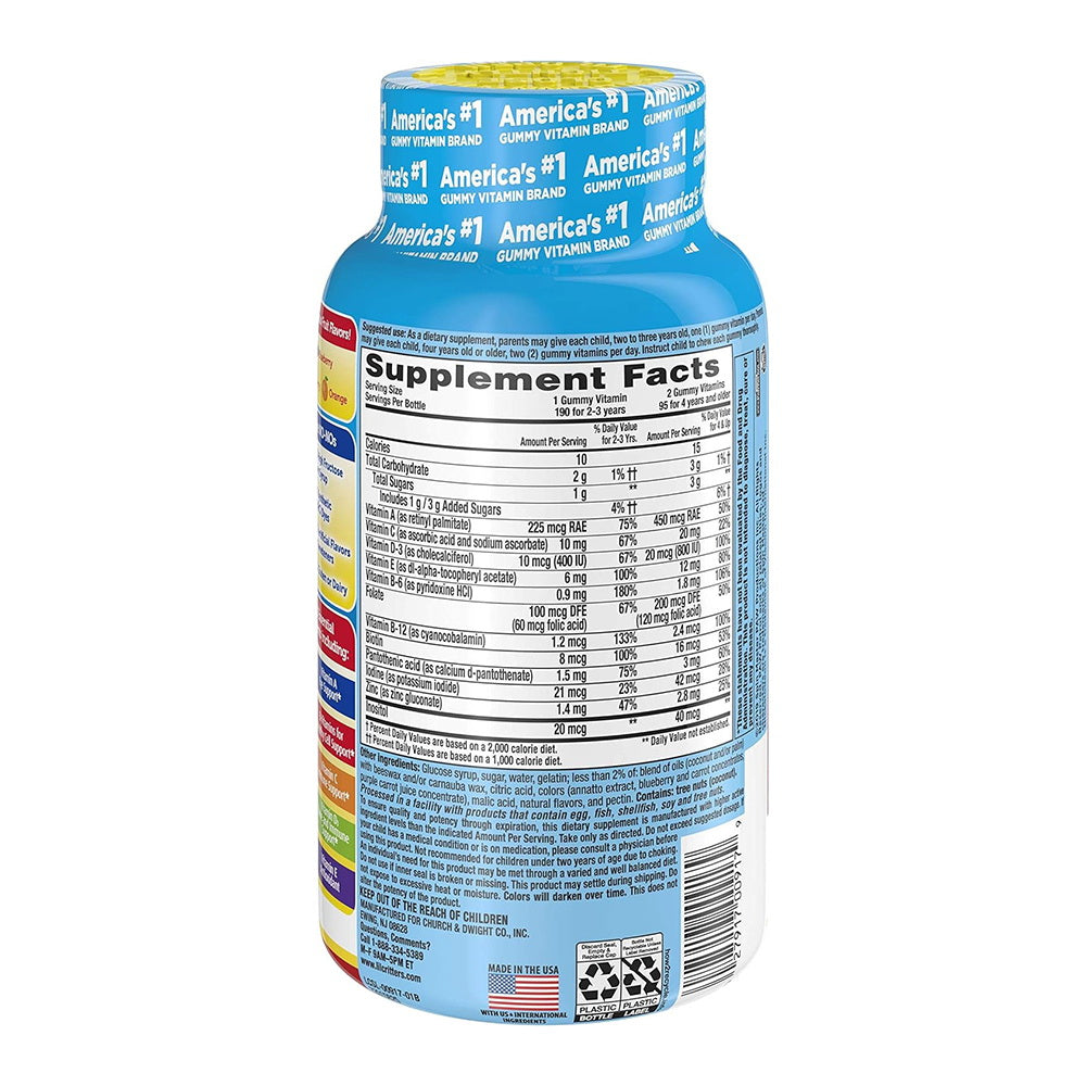 LillCritters Paw Patrol Gummy Vites Daily Gummy Multivitamin For Kids, 190 Gummies