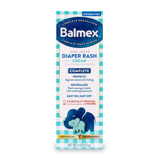Balmex Complete Protection Diaper Rash Cream - 4 Oz