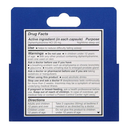 The Original Dormin Nighttime Sleep-Aid, Capsules, 72 ea