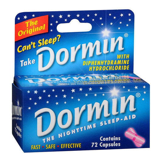 The Original Dormin Nighttime Sleep-Aid, Capsules, 72 ea