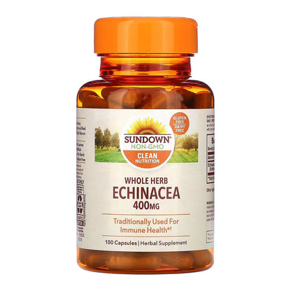 Sundown Echinacea 400 Mg Capsules 100 Capsules