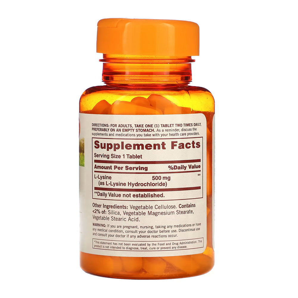 Sundown L-Lysine 500 Mg Tablets 100 Tablets