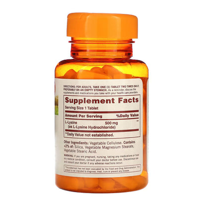 Sundown L-Lysine 500 Mg Tablets 100 Tablets