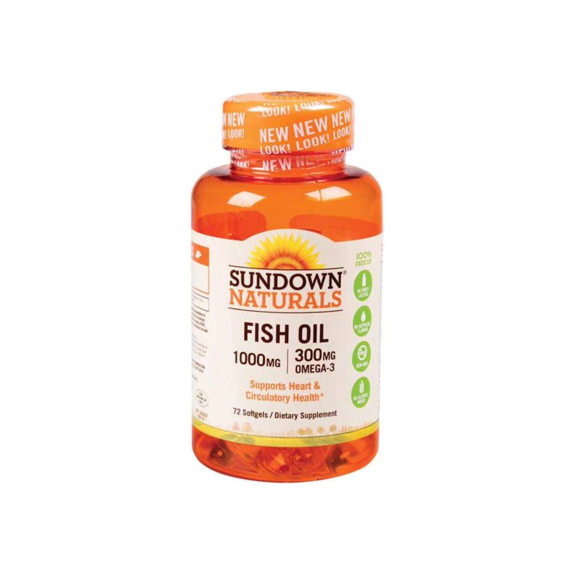 Sundown Fish Oil 1000 Mg Softgels