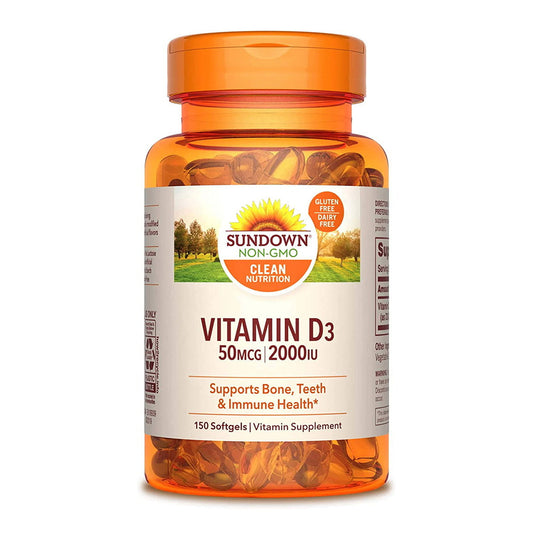Sundown Naturals Vitamin D-2000 Iu - 150 Softgels