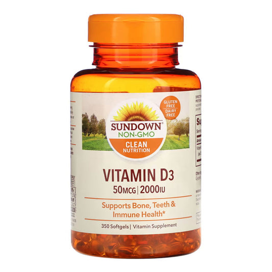 Sundown Naturals Vitamin D3 2000 Iu - 350 Softgels