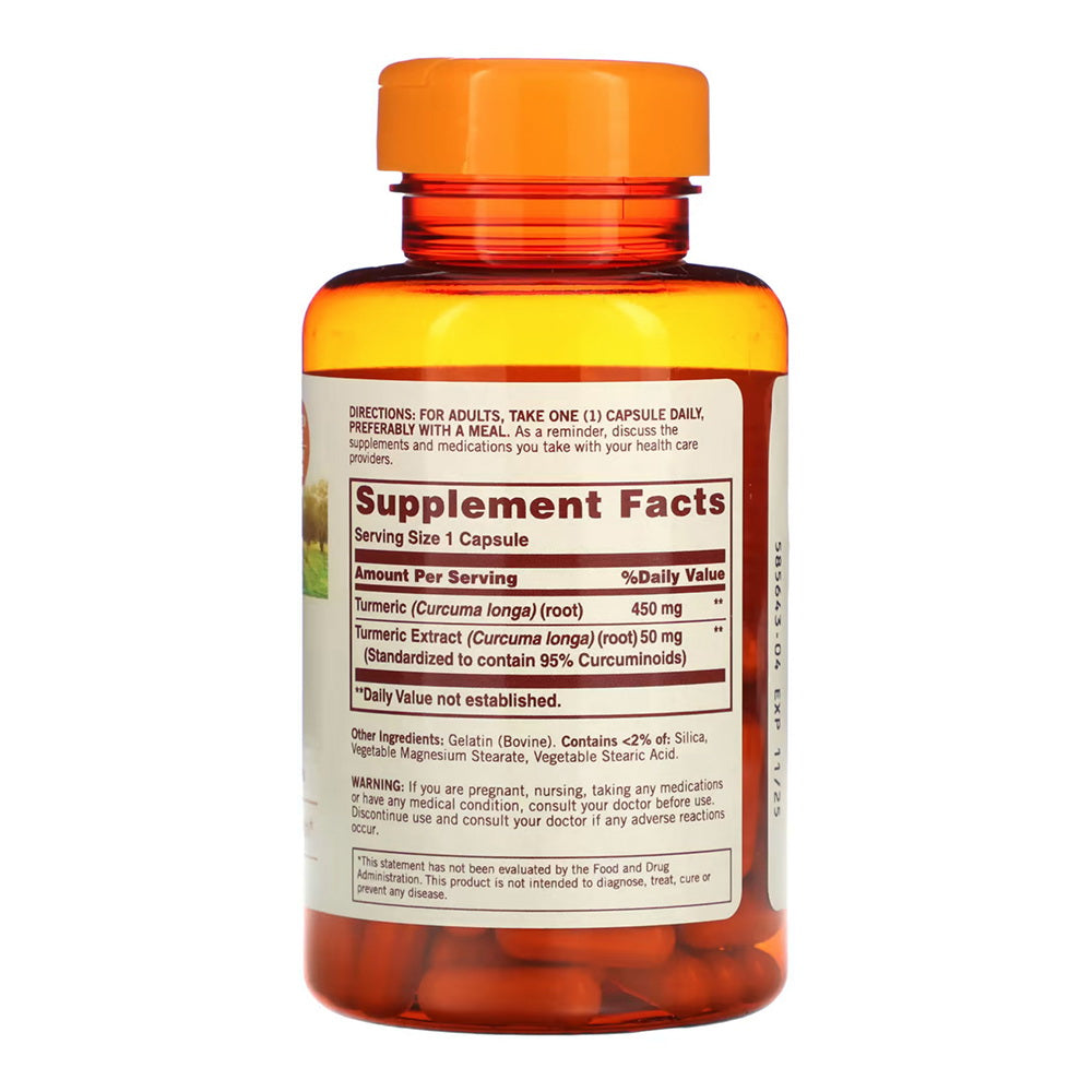Sundown Naturals??????? Turmeric Curcumin 500 Mg, 90 Capsules