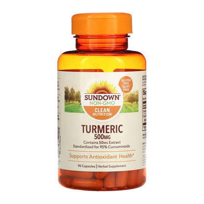 Sundown Naturals??????? Turmeric Curcumin 500 Mg, 90 Capsules
