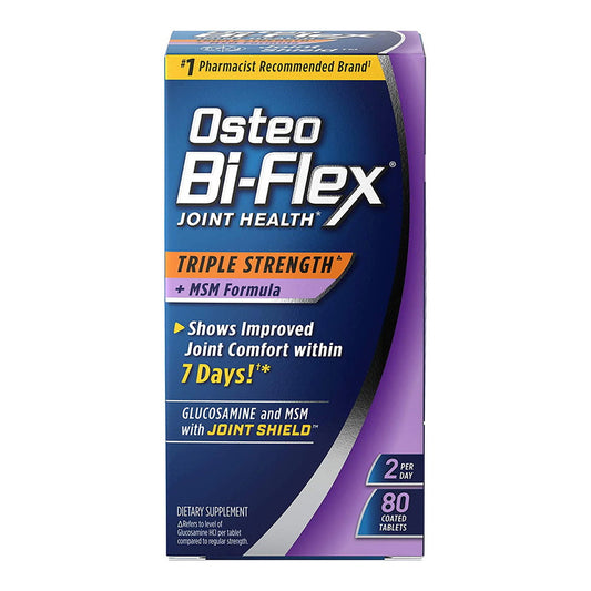 Osteo Bi-Flex Triple Strength With Msm - 80 Tablets