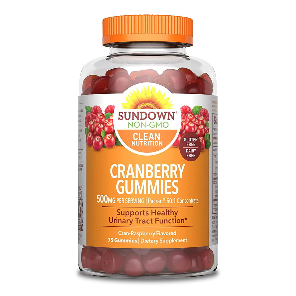 Sundown Naturals Cran-Raspberry Flavored Gummies - 75 Count