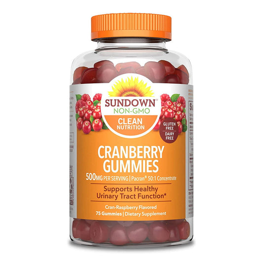 Sundown Naturals Cran-Raspberry Flavored Gummies - 75 Count