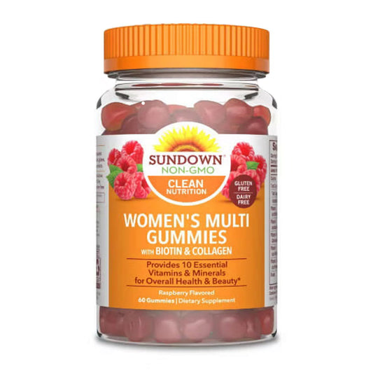 Sundown Naturals Womens Multivitamin With Biotin, Bone Health CareSupport Gummies 60 Ea