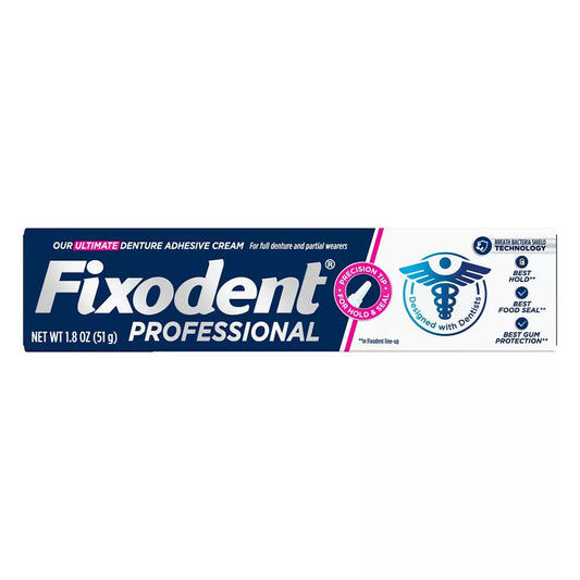 Fixodent Prof Dentr Adh Cr 1.8Oz
