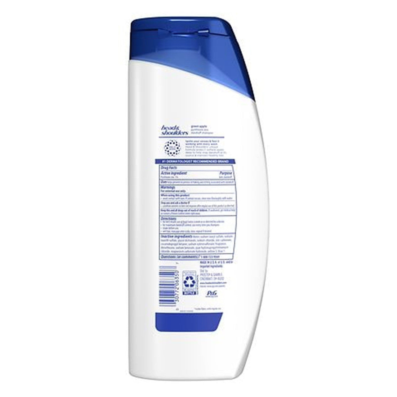 Head and Shoulders Dandruff Shampoo, Green Apple, 20.7 Oz