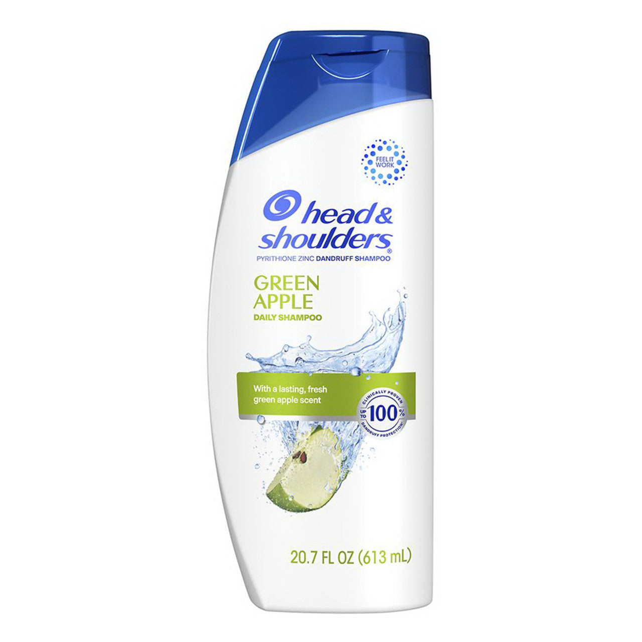 Head and Shoulders Dandruff Shampoo, Green Apple, 20.7 Oz