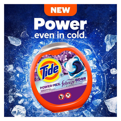Tide Power Pods Febreze Odor Eliminator Laundry Detergent - Spring And Renewal